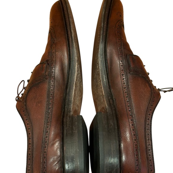 Footjoy Brogue wingtips brown leather vintage 12 A style 77347 - Picture 2 of 10